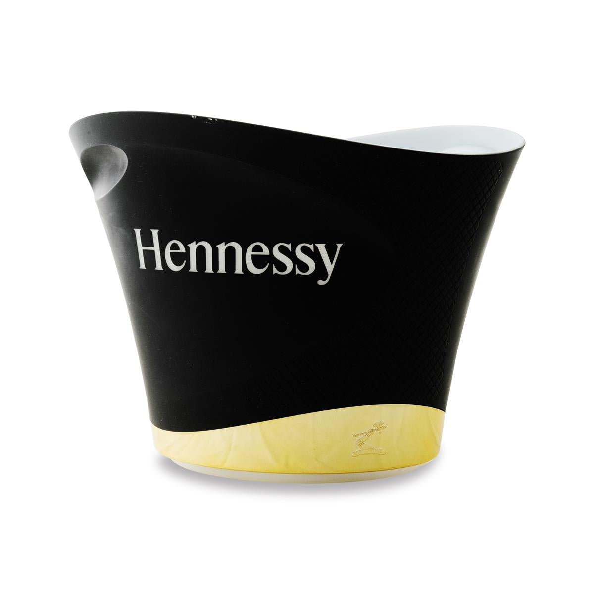 Hennessy Cognac Eiswürfelbehälter Flaschenkühler klein mit gold