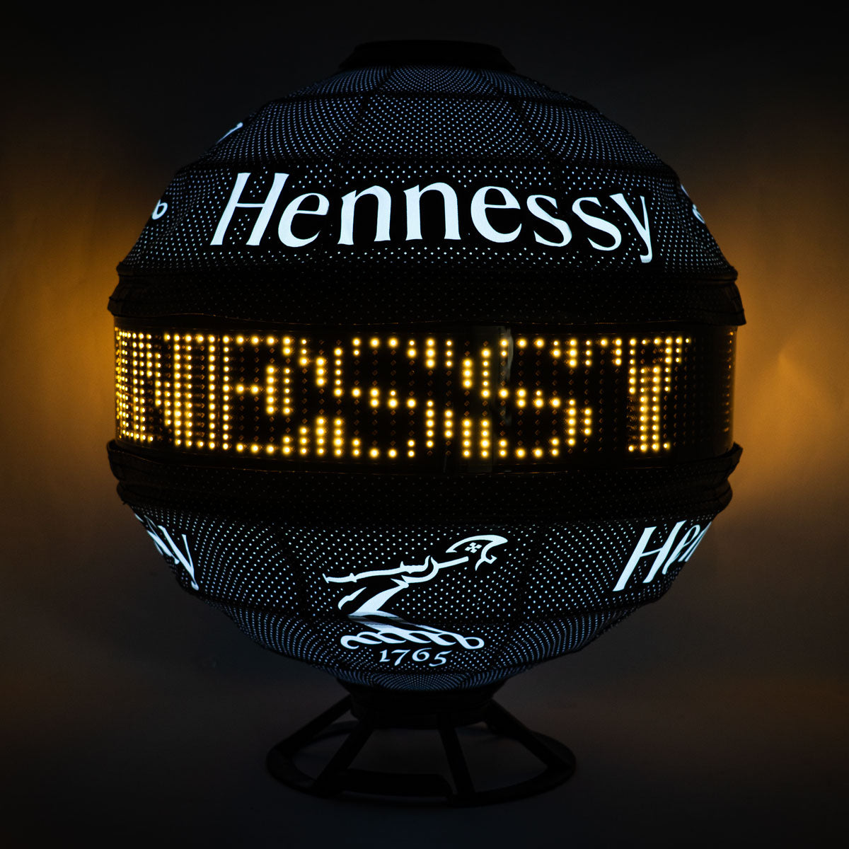 Hennessy Cognac LED Globe Leuchtreklame Leuchtwerbung Barleuchte – Ansicht 5