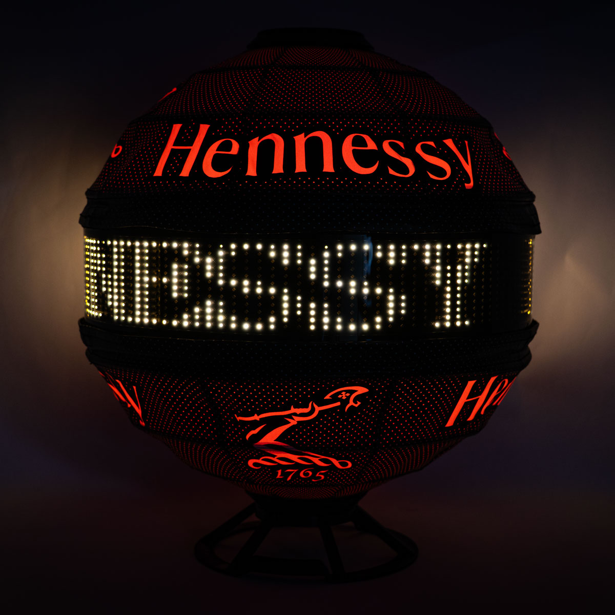 Hennessy Cognac LED Globe Leuchtreklame Leuchtwerbung Barleuchte – Ansicht 7
