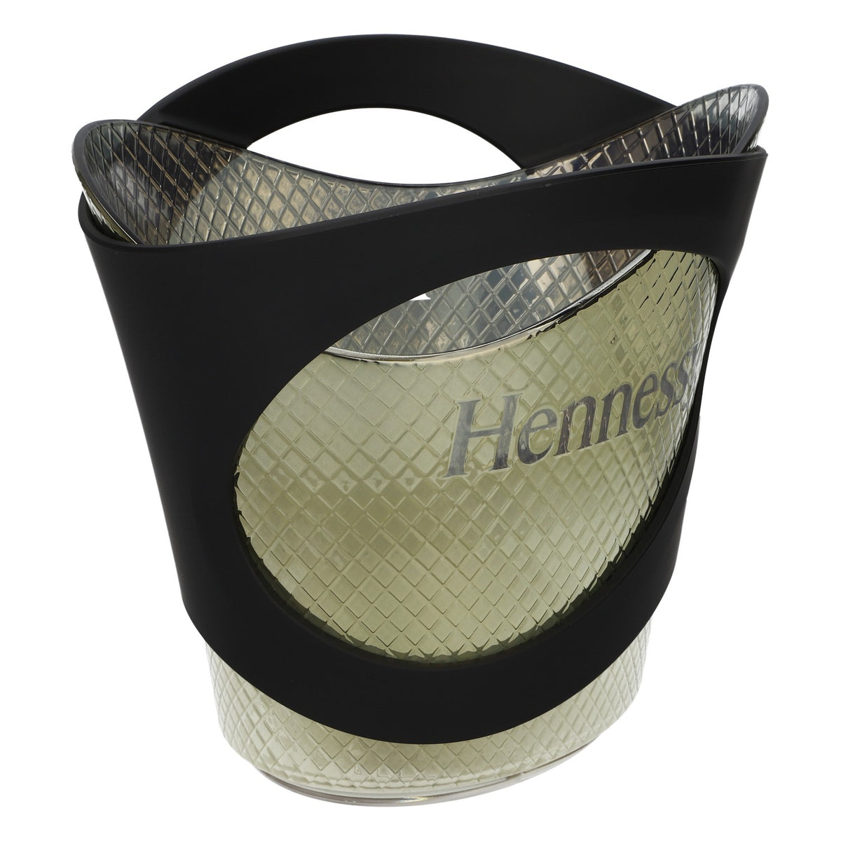 Hennessy Whiskey LED Kühler Eiswürfelbehälter Akku gold/Schwarz Groß – Ansicht 2