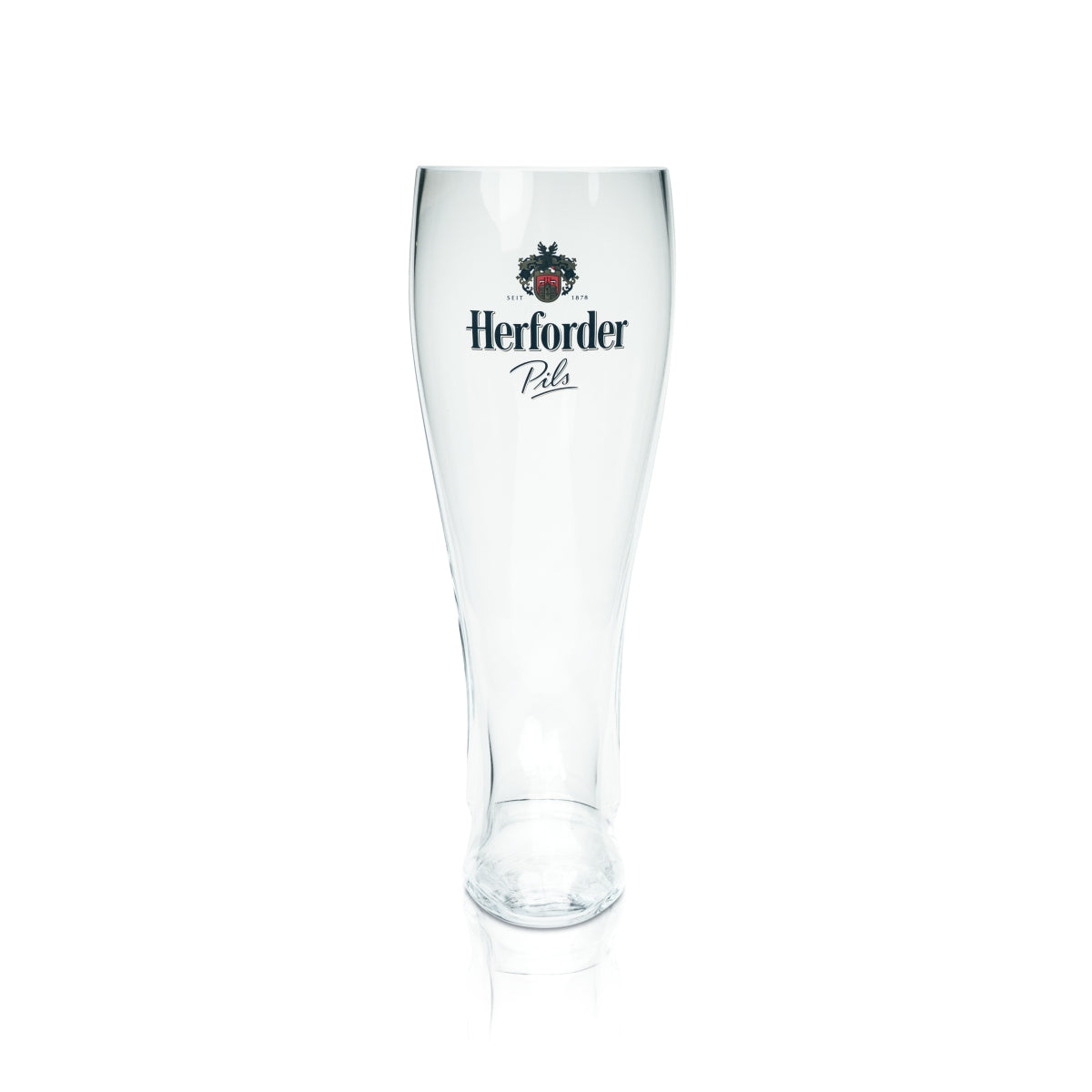 Herforder Bier Stiefel Glas 2l XL Gläser Party JGA Fußball Schuh Humpen Krug – Ansicht 2