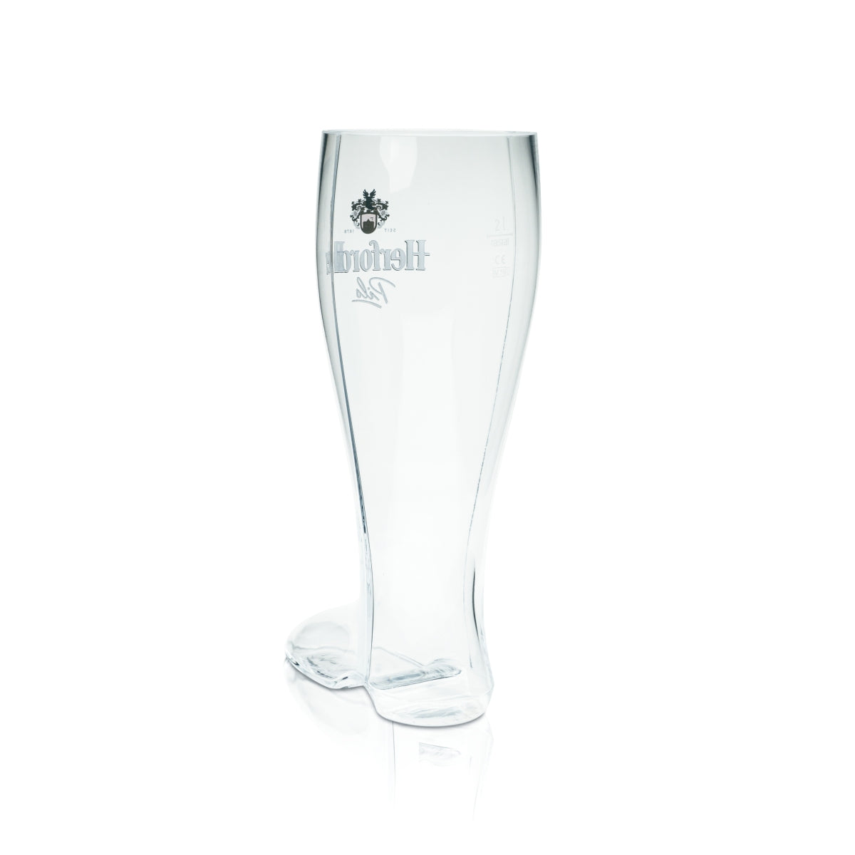 Herforder Bier Stiefel Glas 2l XL Gläser Party JGA Fußball Schuh Humpen Krug – Ansicht 3