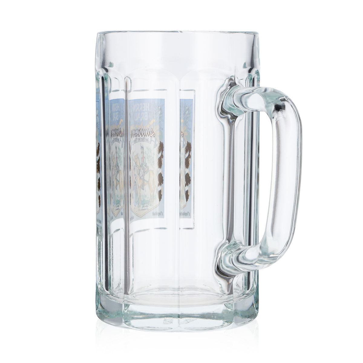 Herrnbräu Bier Glas 0,5l Krug Ingolstadt Sahm – Ansicht 4