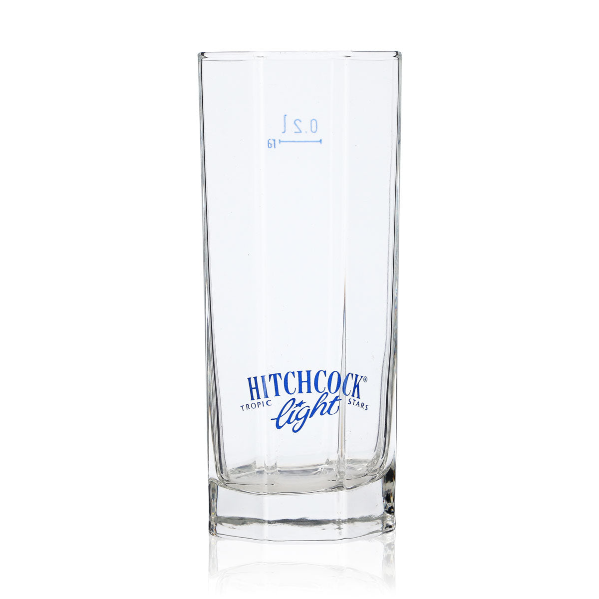 Hitchcock Saft Glas Softdrinkgläser Light 8eckig 0,2l Tropic Stars