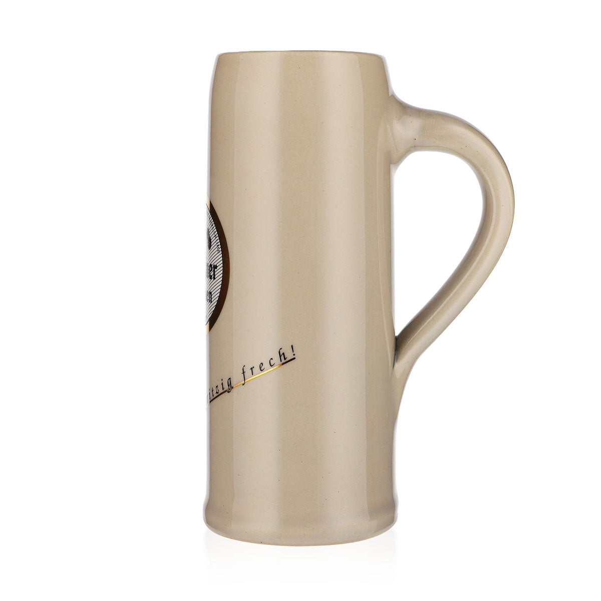 Hoepfner Bier Glas 0,5l Bierkrug Tonkrug Sammlerglas "Hoepfner Kräusen" – Ansicht 5