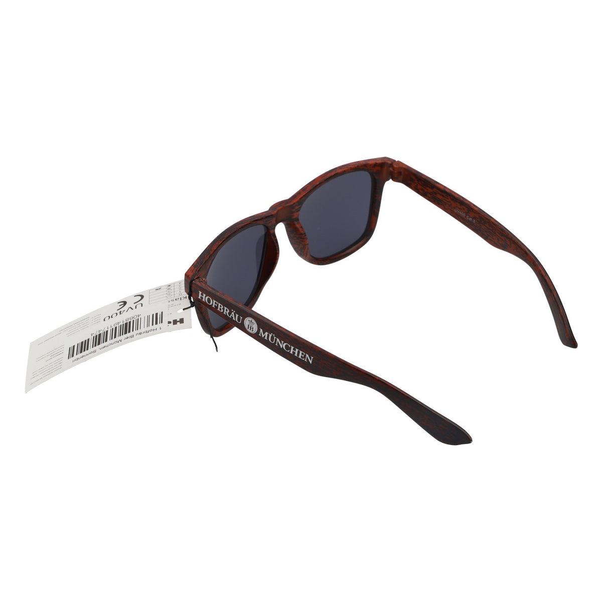 Hofbräu Bier München Sonnenbrille Partybrille in Holzoptik UV 400 – Ansicht 4