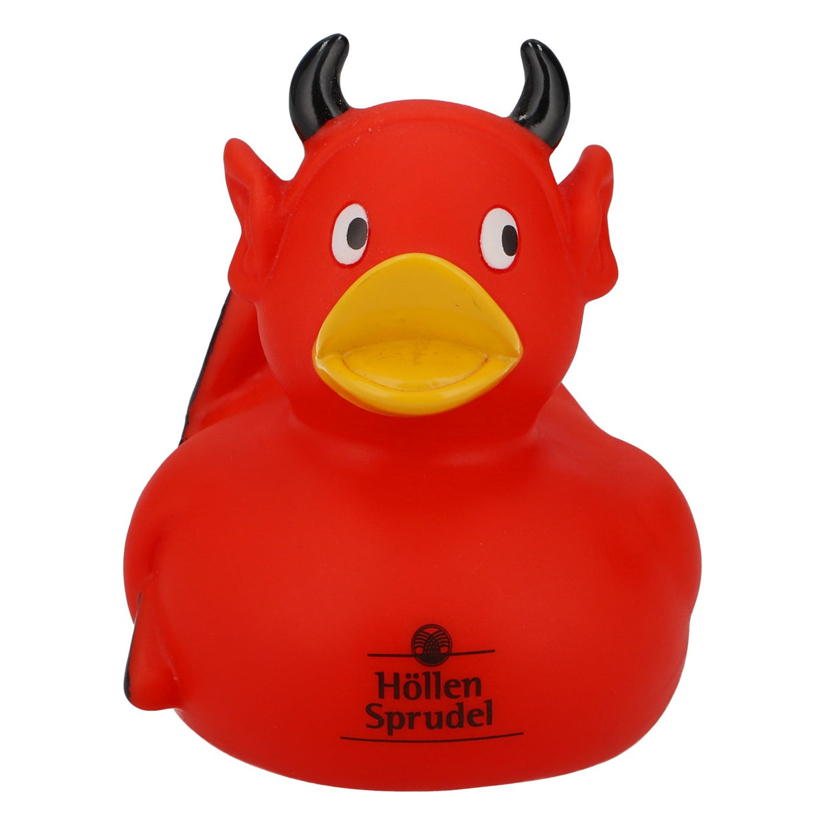 Höllensprudel Devil Gummiente Badeente Quietscheente Rot Hörner Dreizack – Ansicht 5
