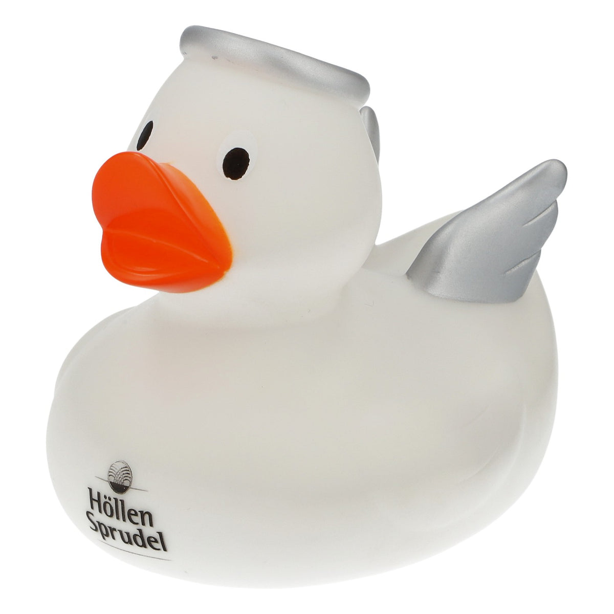 Höllensprudel Gummiente Angel Badeente weiß Sammler Quitscherentchen