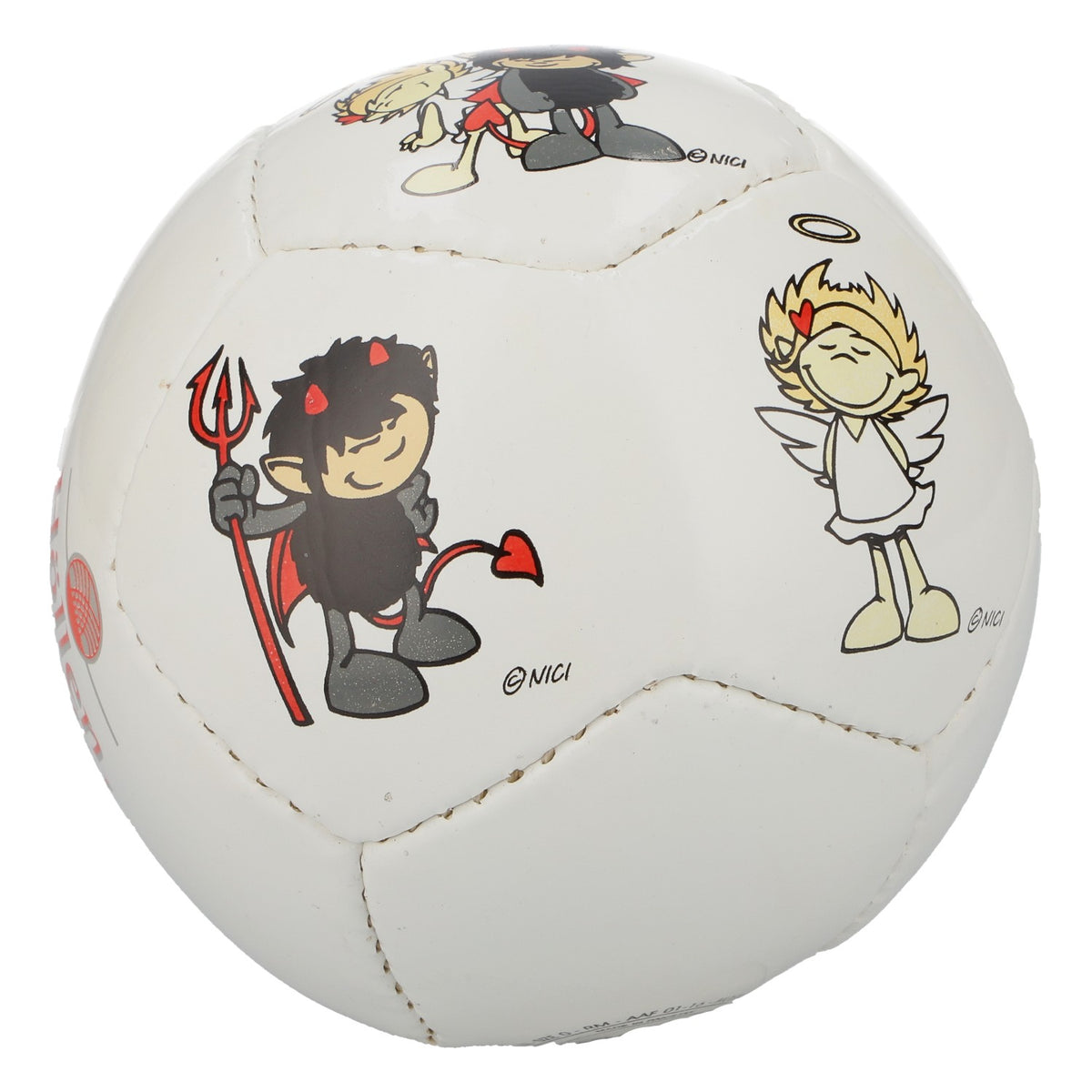 Höllensprudel Wasser Handball Size 0 neu Mischgewebe weiß – Ansicht 2