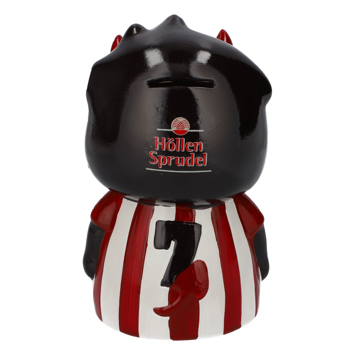 Höllensprudel Wasser Spardose Sparschwein Devil schwarz/weiß Keramik – Ansicht 3