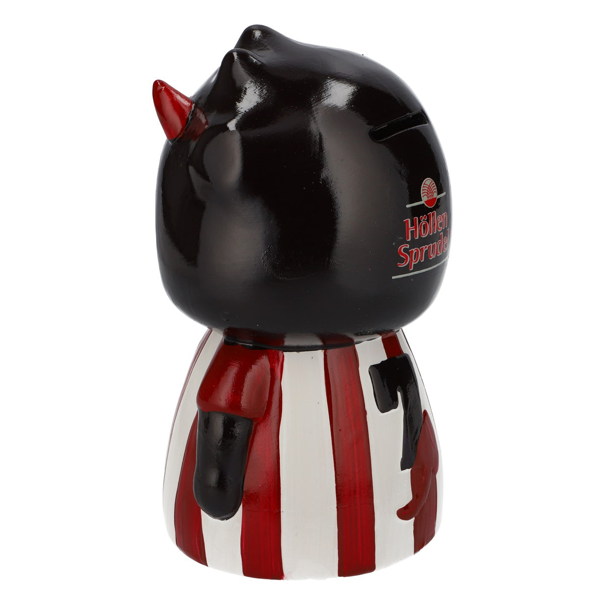Höllensprudel Wasser Spardose Sparschwein Devil schwarz/weiß Keramik – Ansicht 4