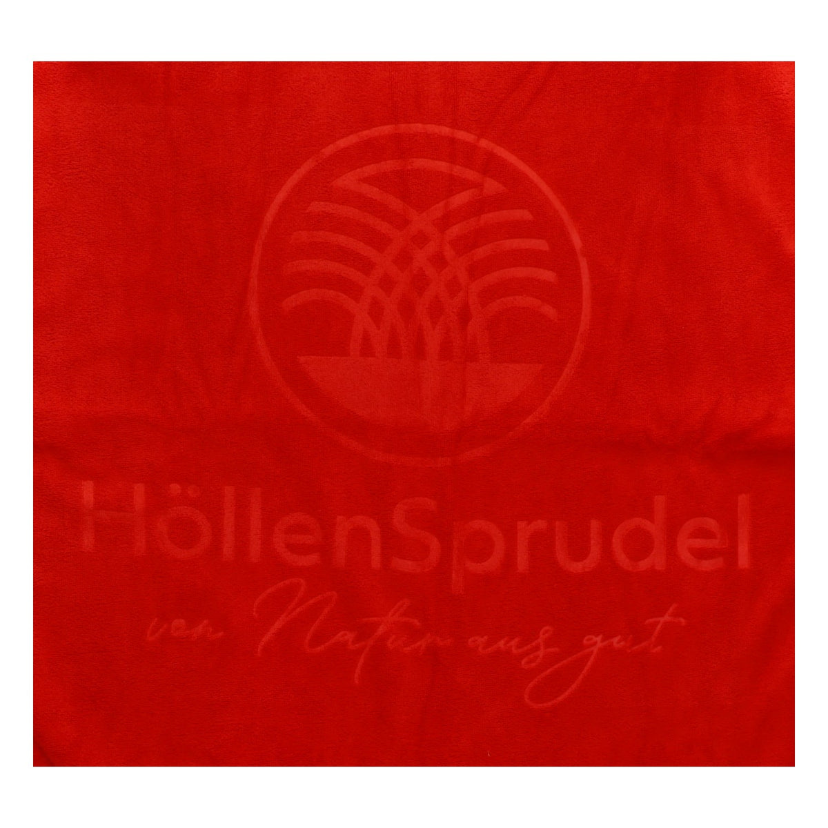 Höllensprudel Whiskey Handtuch rot mit Logo – Exklusives Bar-Accessoire – Ansicht 3