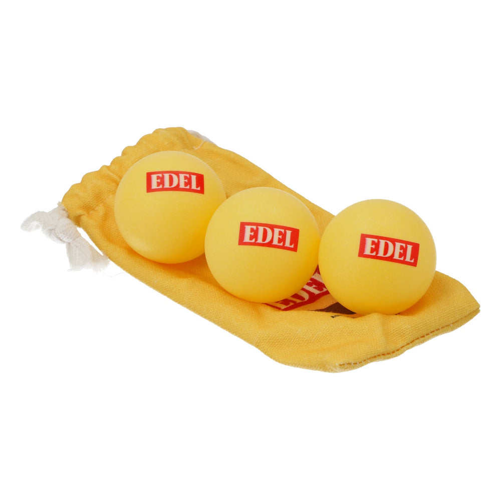 Holsten Bier 3er Set Tischtennisball Bierpongbälle in Stoffbeutel "Edel"