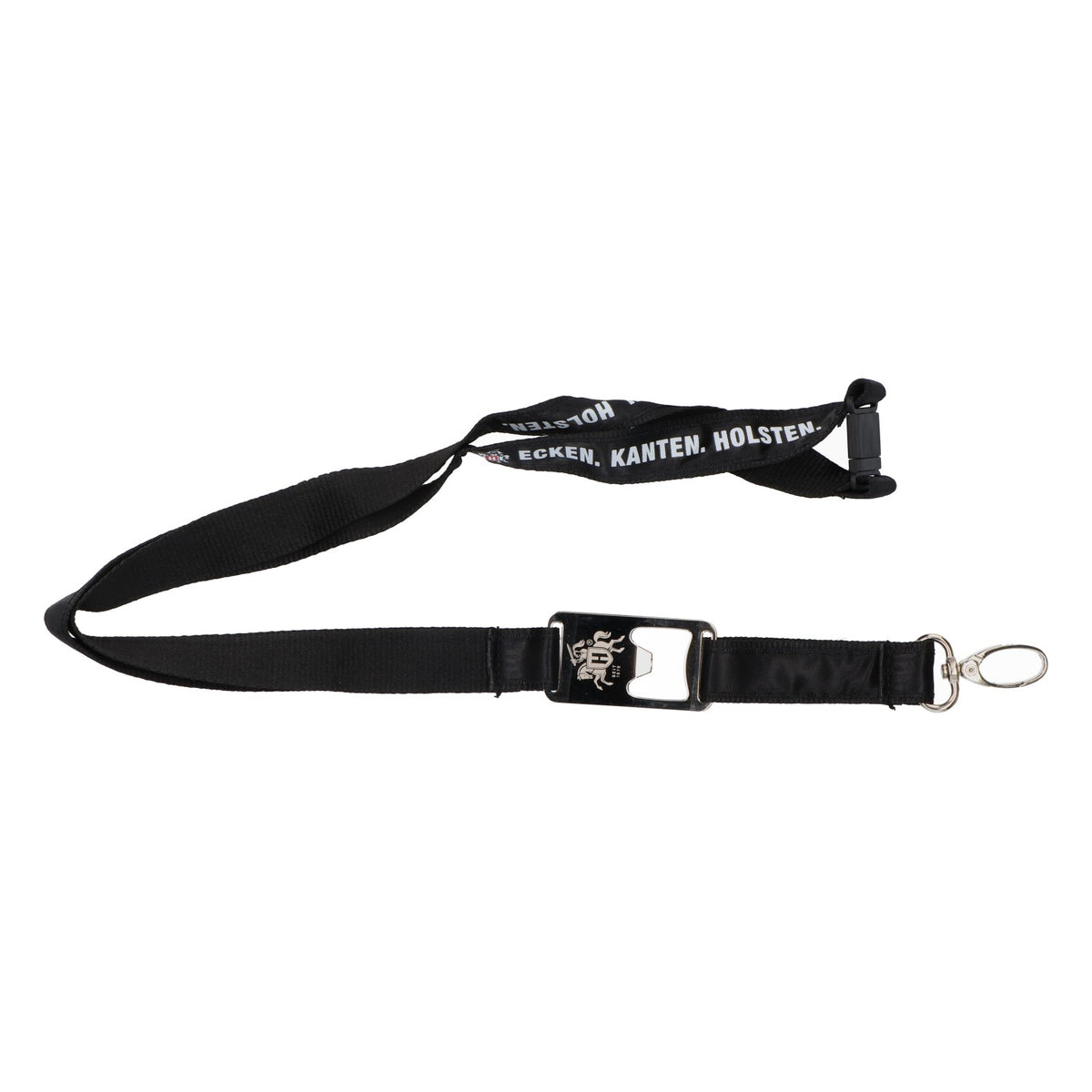 Holsten Bier Schlüsselanhänger Schlüsselband Lanyard Schwarz Flaschenöffner – Ansicht 2