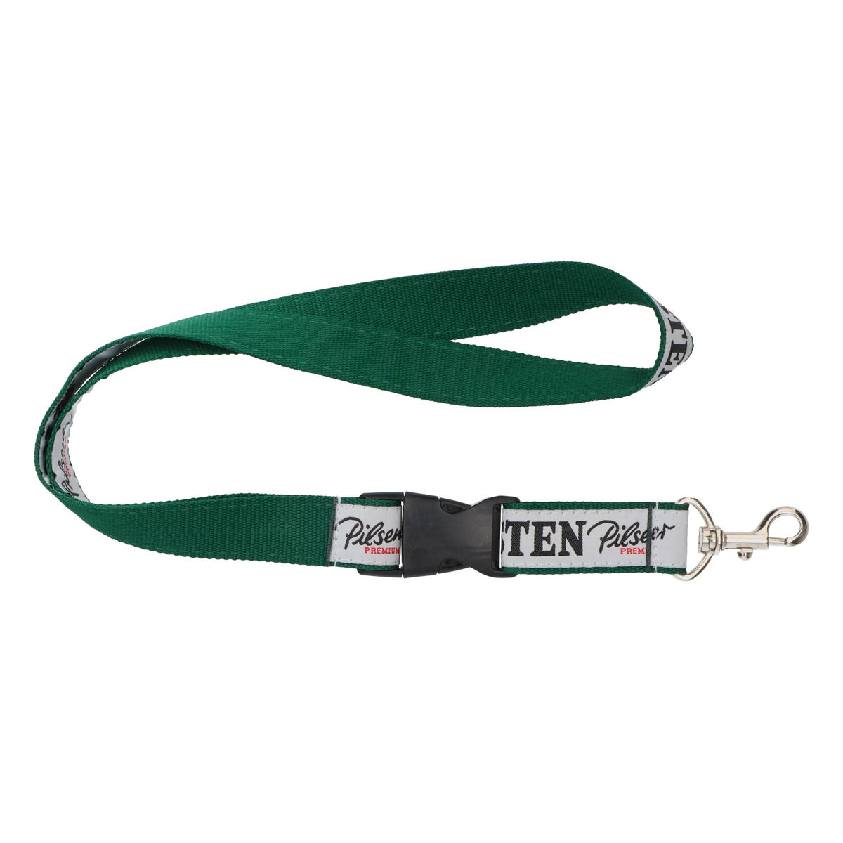 Holsten Bier Schlüsselanhänger Schlüsselband Lanyard Grün/Weiß "Pilsener" – Ansicht 2