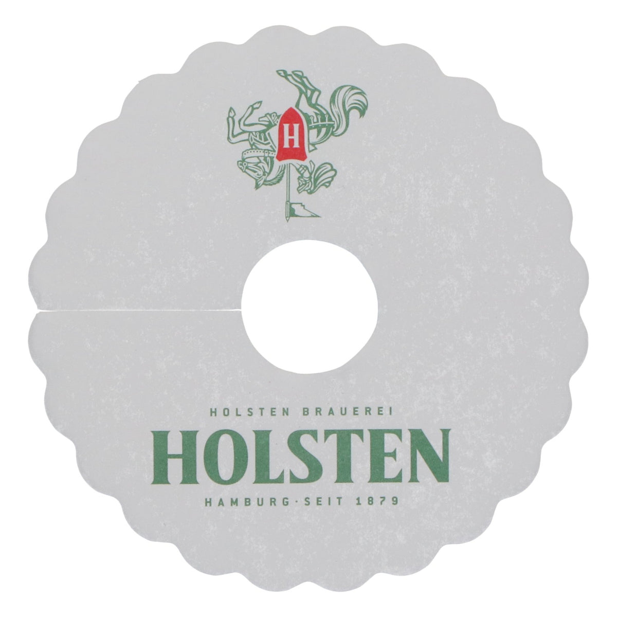 Holsten Bier Untersetzer Tropfdeckchen Papier neu weiß Bierdeckel Coaster – Ansicht 3