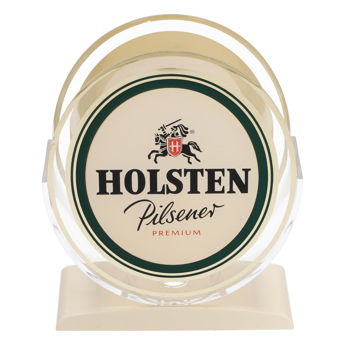 Holsten Pilsener Acryl Bierdeckelständer für ca. 30 Bierdeckel 90er Jahre – Ansicht 2