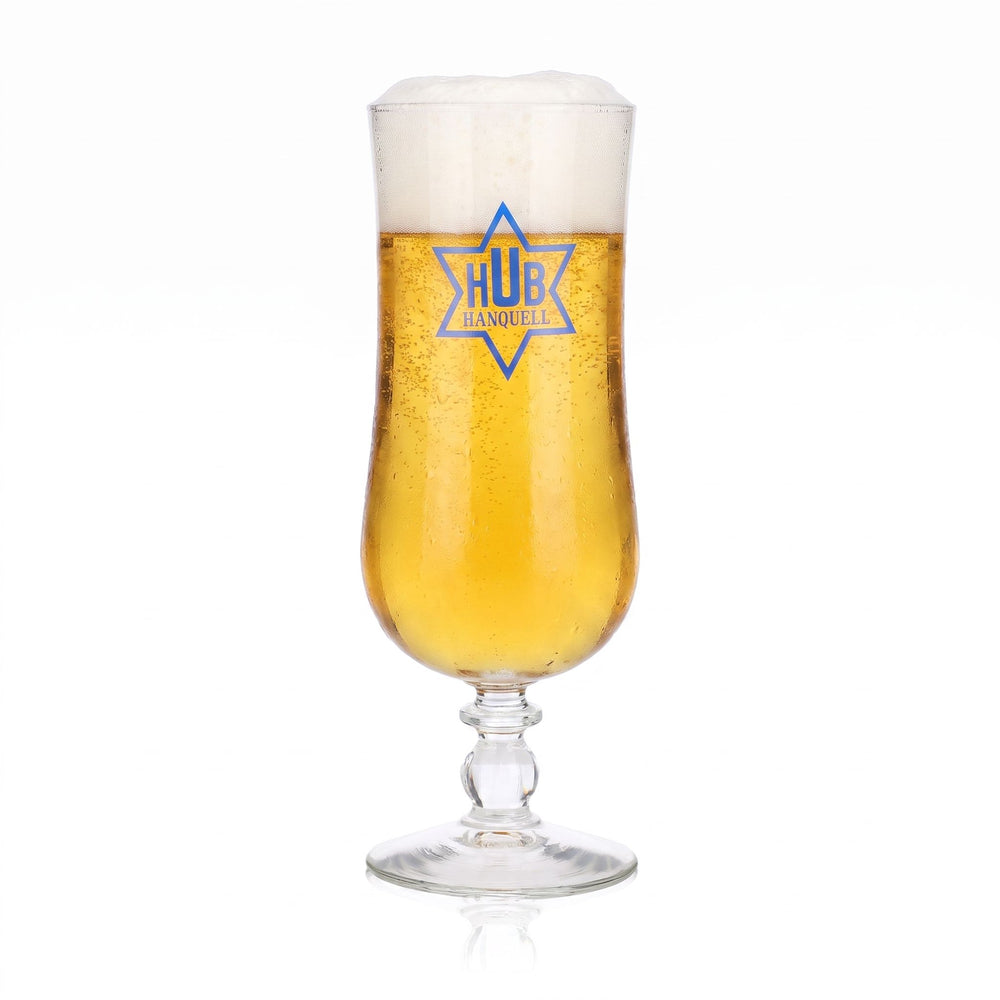 Hub Hanquell Bier Glas Pokal 0,34l Brasserie de l'Union S.A.