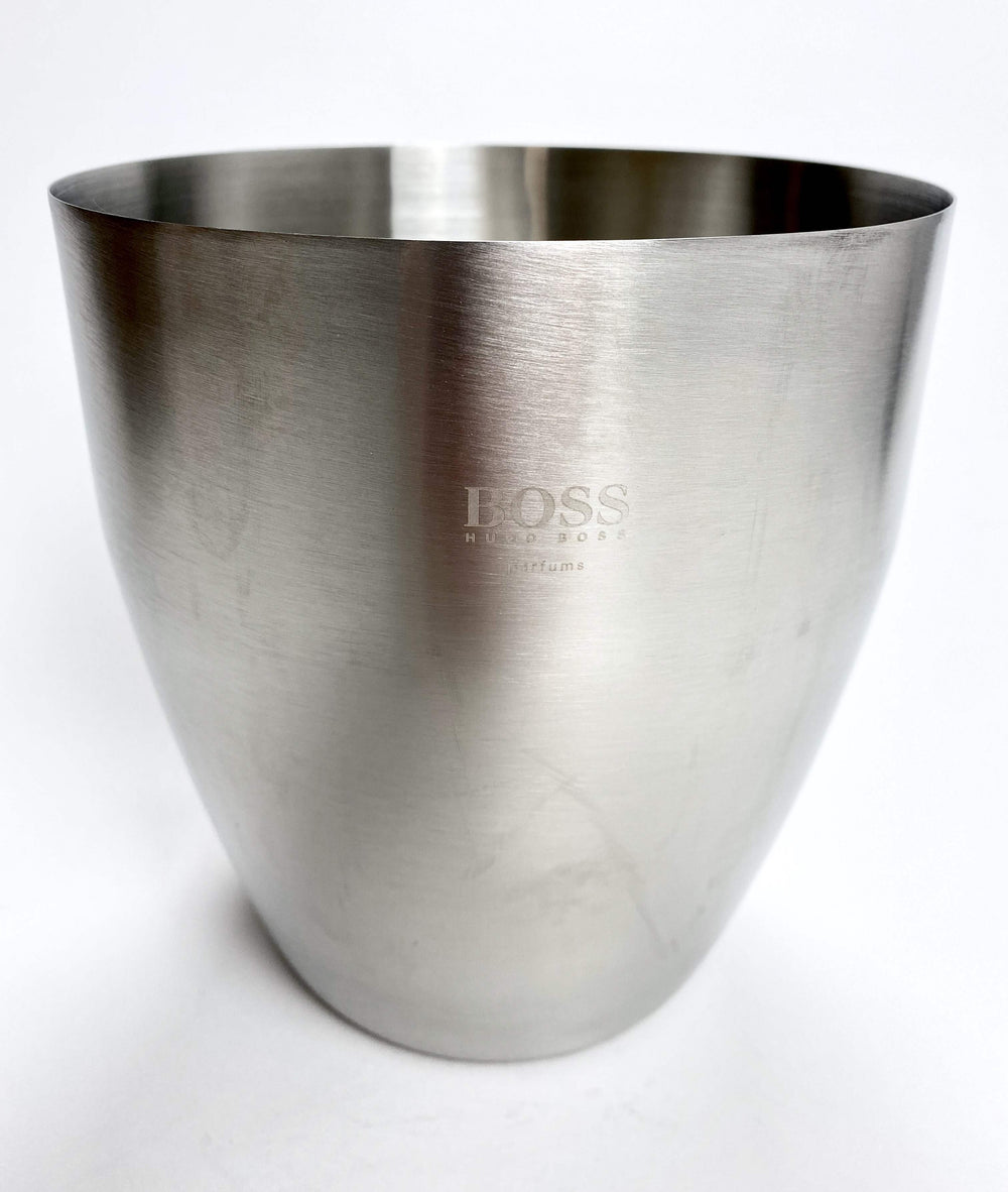 Hugo Boss Edelstahl Eiswürfelbehälter Flaschenkühler Metall single