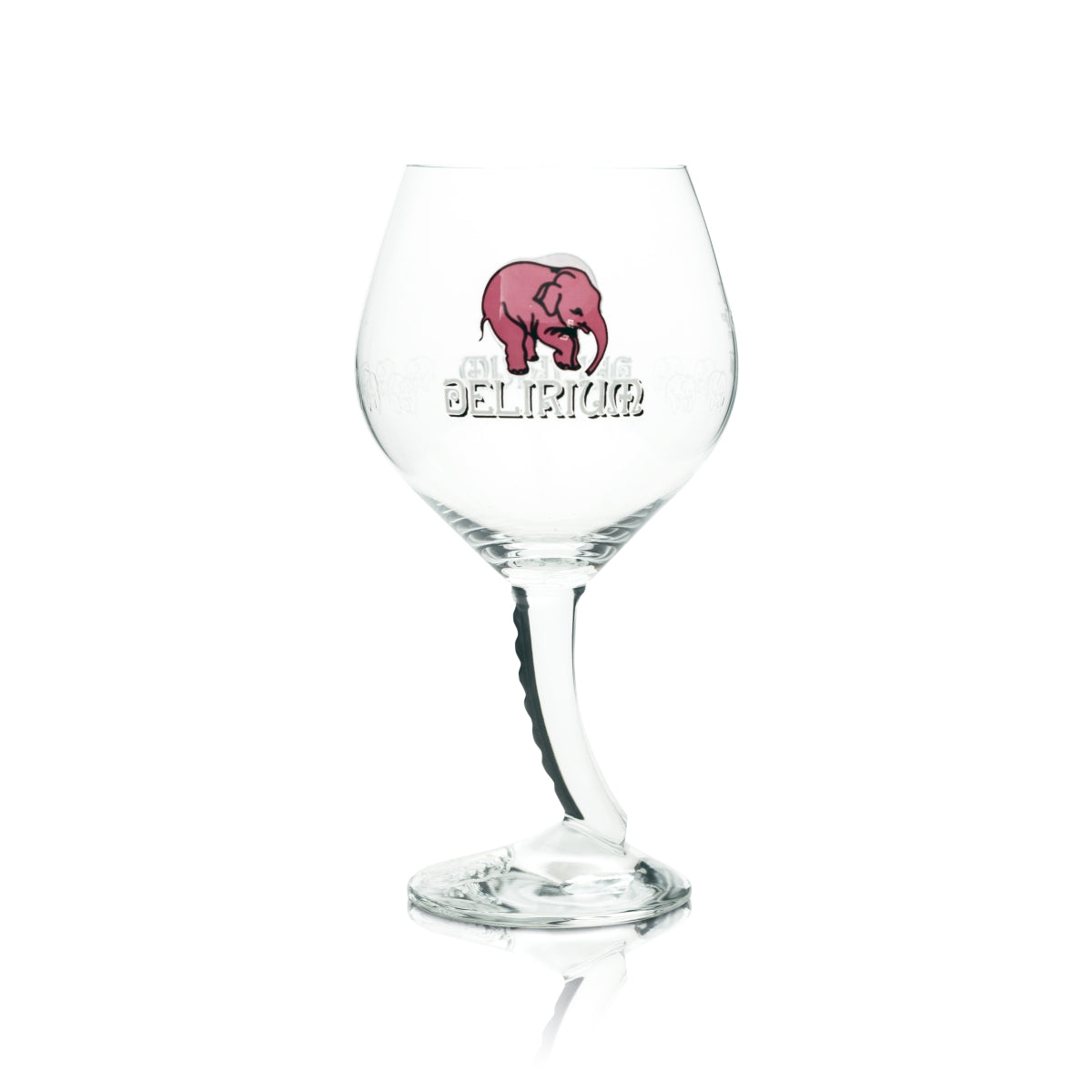 Huyghe Delirium Craft Bier Glas 0,5l Pokal Ballon Gläser Elefant pink Beer