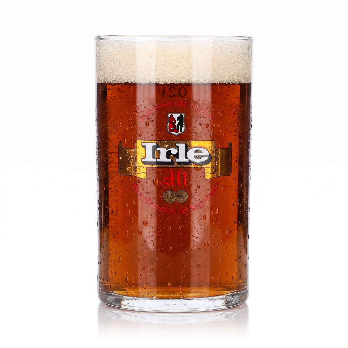 Irle Bier Glas 0,2l Becher Alt Sahm