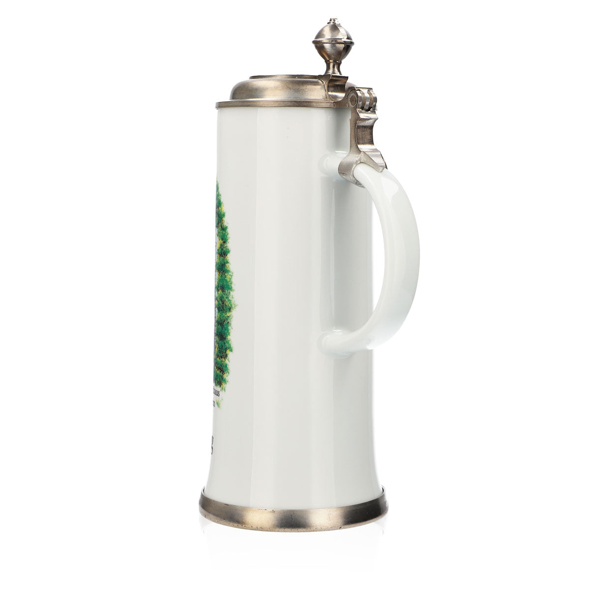 Iserlohner Bierglas Jahreskrug 2003 Steinzeugkrug Seidel Zinndeckel 0,88l Krug – Ansicht 4