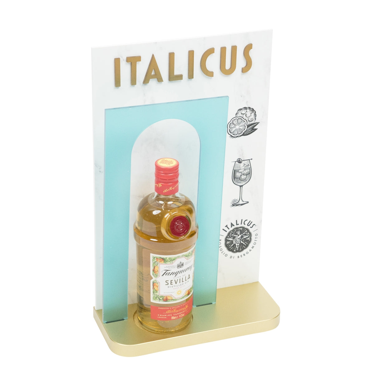 Italicus Glorifier Aufsteller Display Flasche Bottle Gin Deko Stand Ständer Bar – Ansicht 2