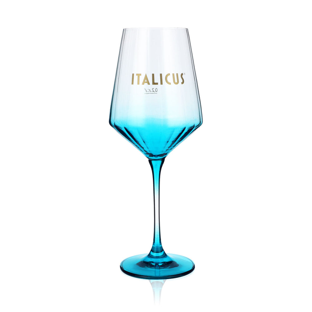 Italicus Likör Glas 0,2l Stielglas Likörgläser Weinglas Blautönung