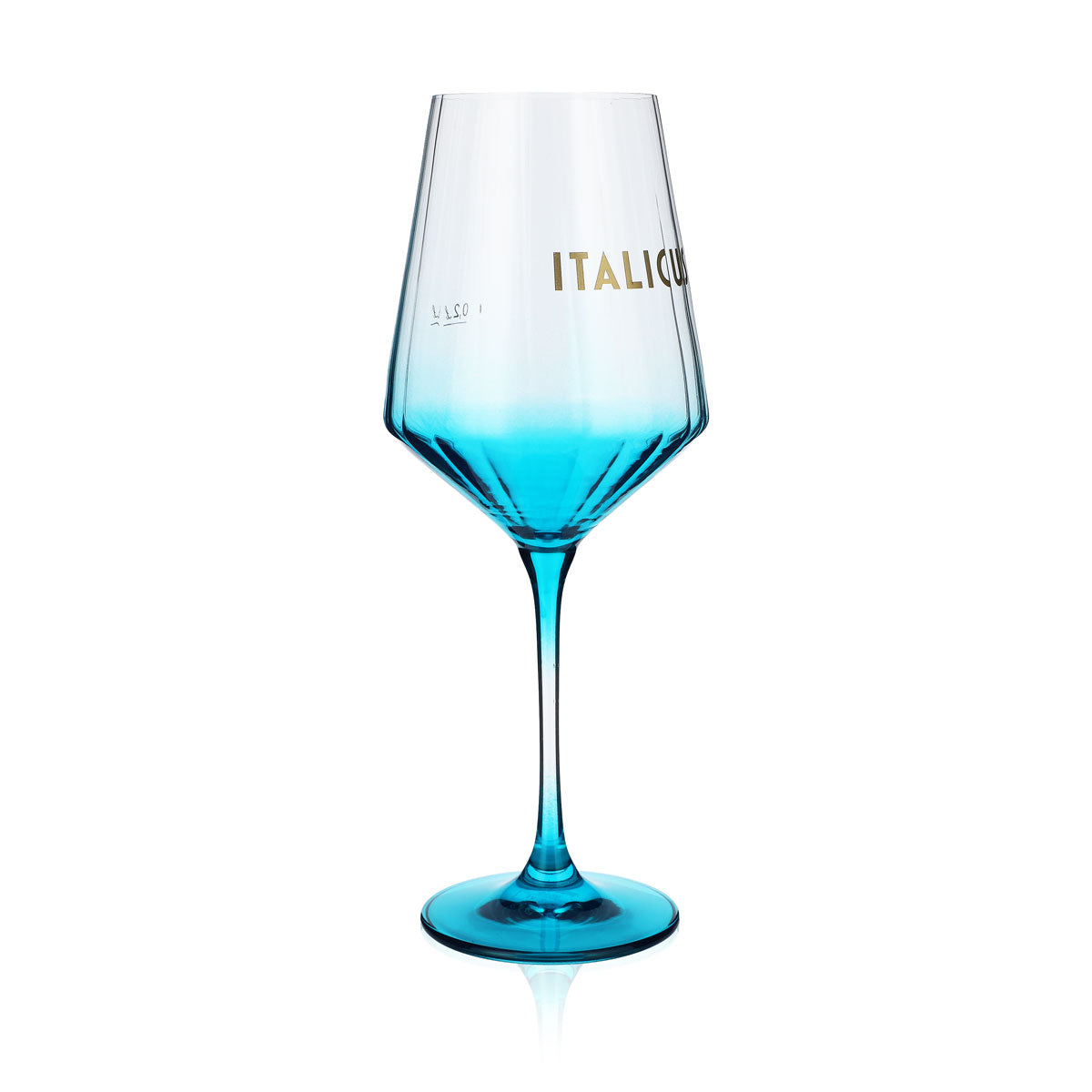 Italicus Likör Glas 0,2l Stielglas Likörgläser Weinglas Blautönung – Ansicht 2