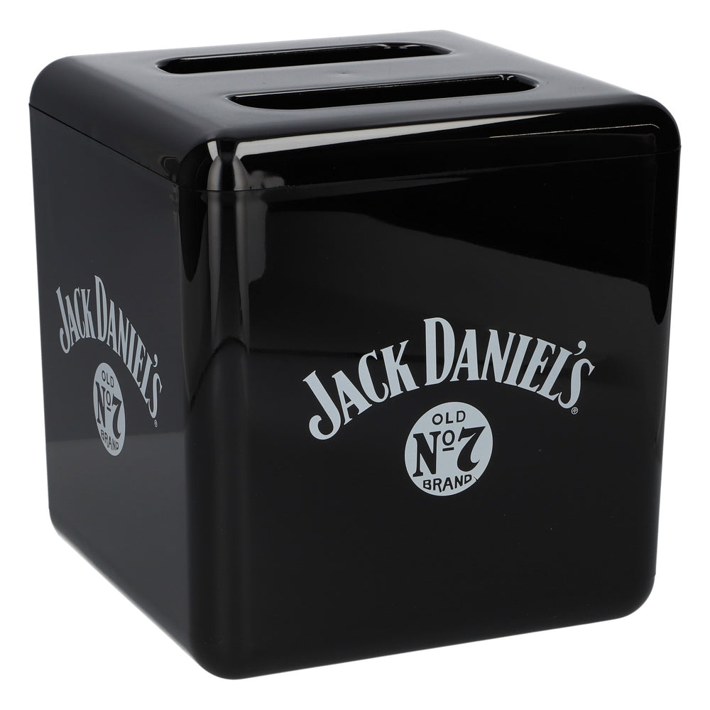 Jack Daniel's Whiskey Acryl Kühler Eiswürfelbox schwarz Kunststoff Barzubehör
