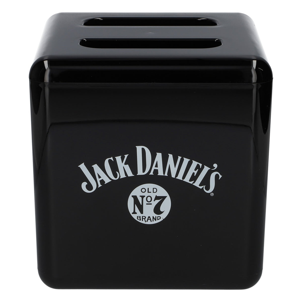 Jack Daniel's Whiskey Acryl Kühler Eiswürfelbox schwarz Kunststoff Barzubehör – Ansicht 2