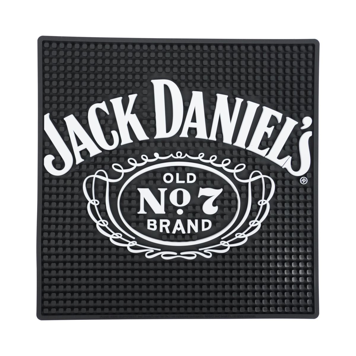 Jack Daniels Barmatte Viereckig Schwarz Serviceunterlage Tresenunterlage Kneipe – Ansicht 2