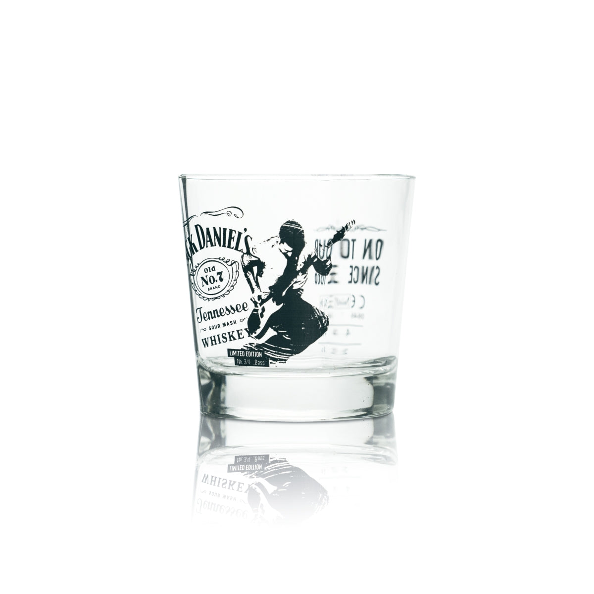Jack Daniels Sammler Glas 0,27l Whiskey Tumbler Limited Edition Music Bass