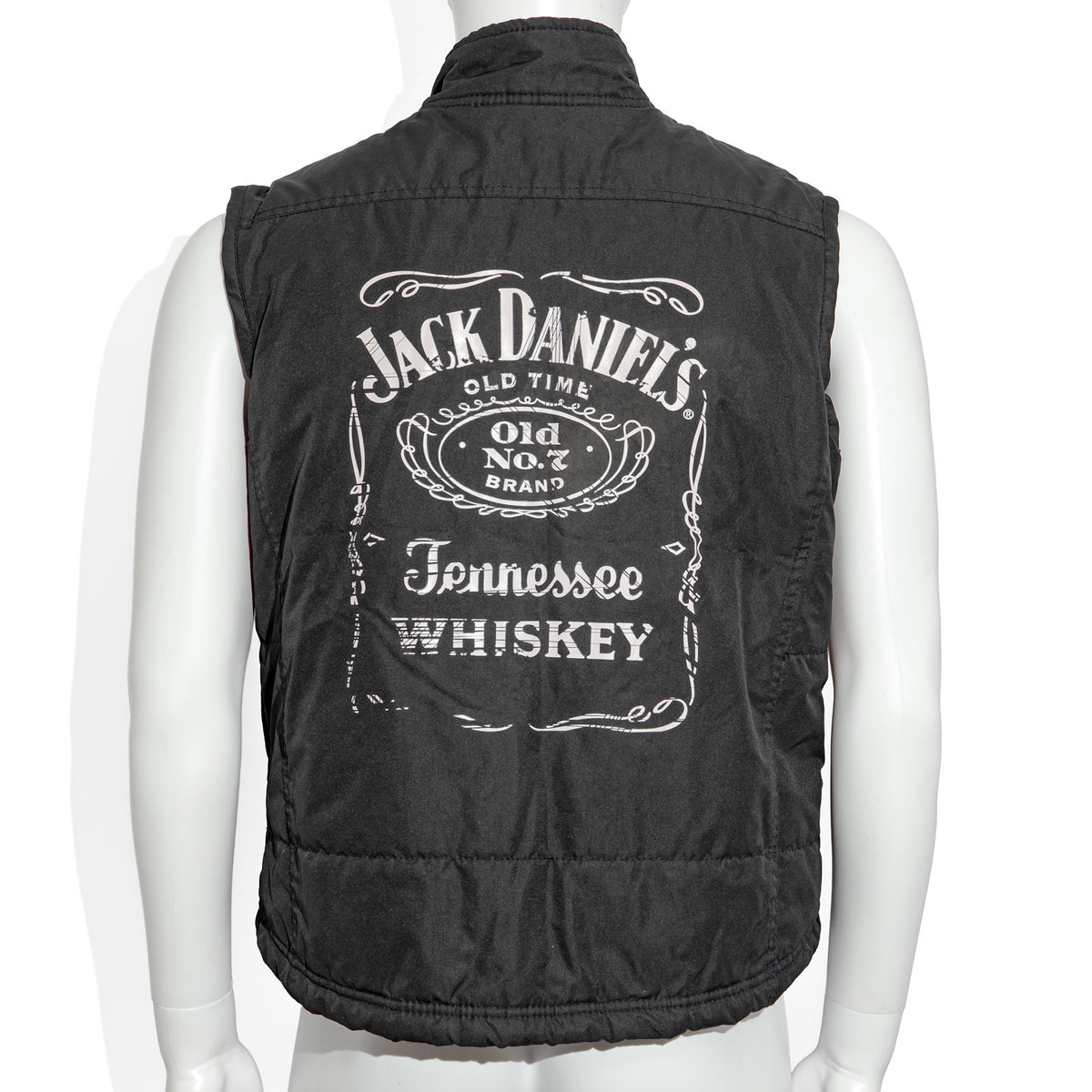 Jack Daniels Whiskey Glas Gr,M Mischgewebe Whisky Cordweste eckiges Brustlogo – Ansicht 3