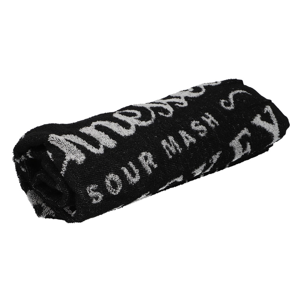 Jack Daniels Whiskey Handtuch schwarz 143x70cm neu Mischgewebe