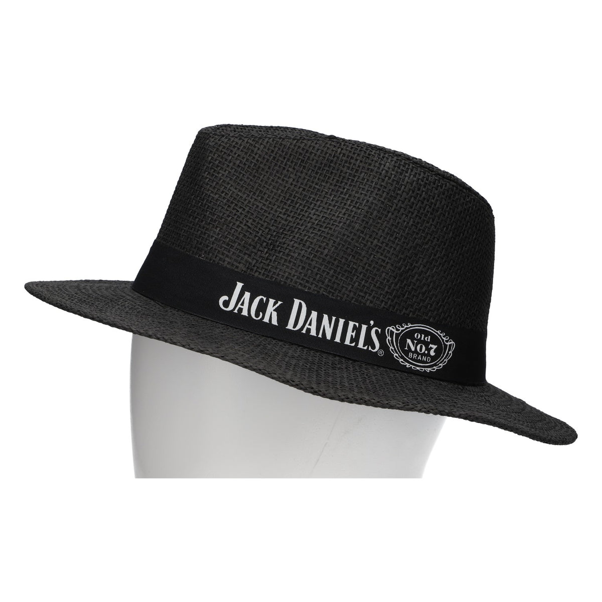 Jack Daniels Whiskey Hut Strohhut schwarz Größe 58 neu Stroh – Ansicht 3