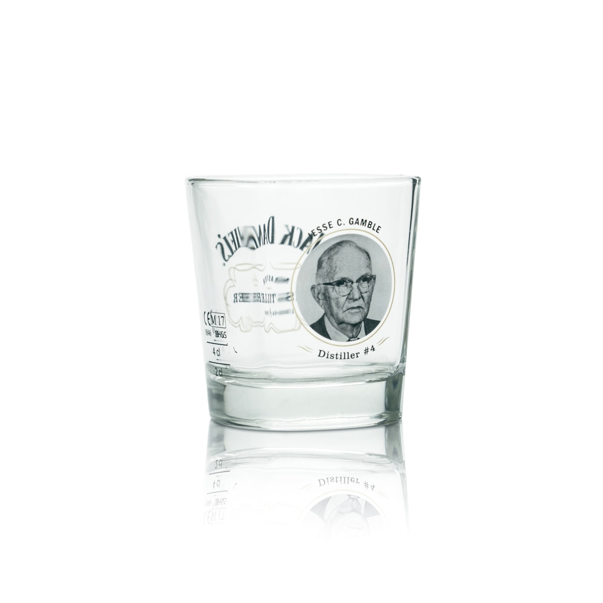 Jack Daniels Whiskey Sammler Glas 0,27l Tumbler Jesse C. Gamble Distiller #4