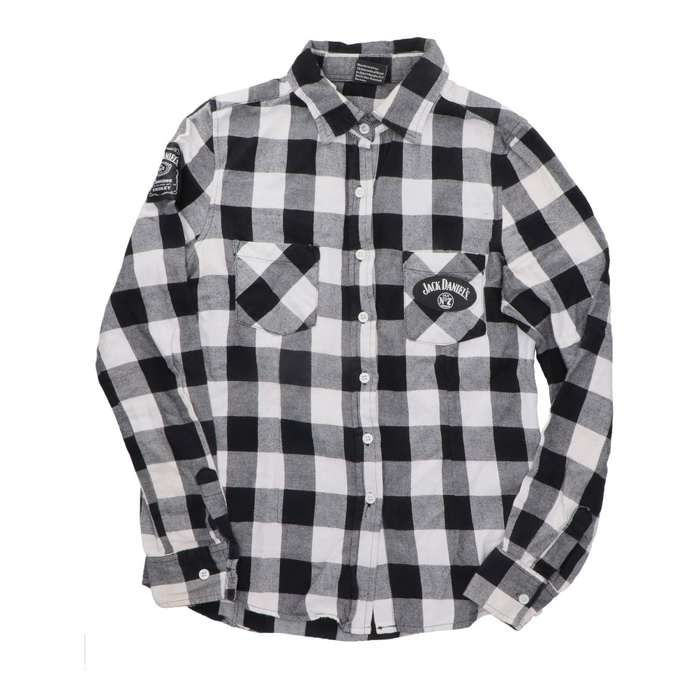 Jack Daniels Whisky Flanell Holzfällerhemd Festivalhemd Freizeithemd Gr.S