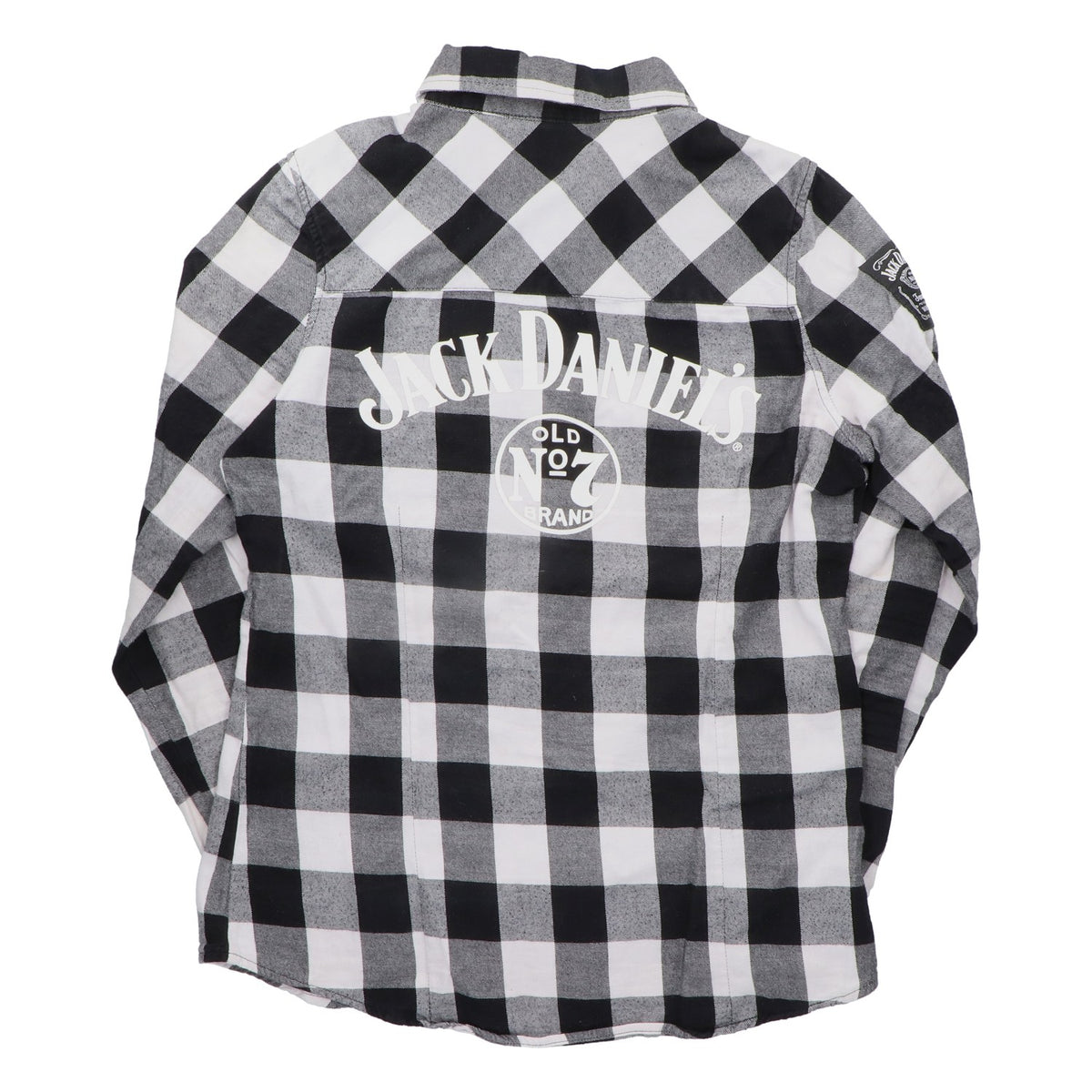 Jack Daniels Whisky Flanell Holzfällerhemd Festivalhemd Freizeithemd Gr.S – Ansicht 2