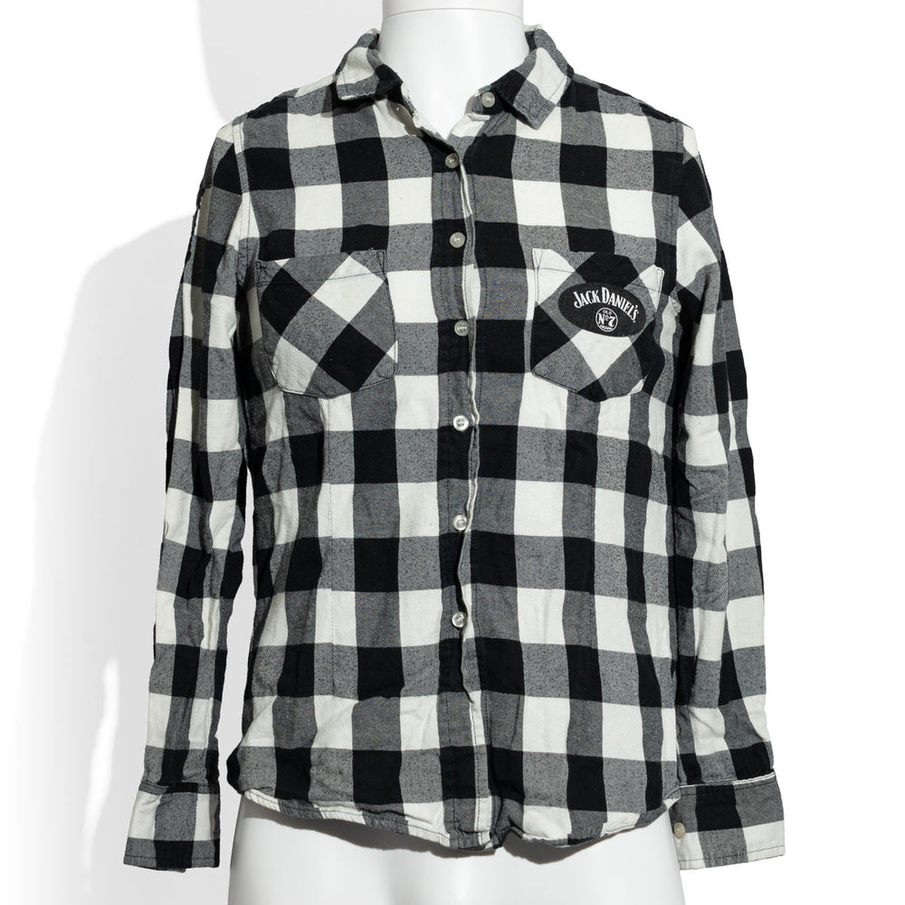 Jack Daniels Whisky Flanell Holzfällerhemd Freizeithemd Gr.M