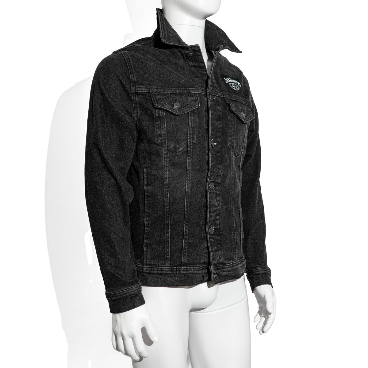 Jack Daniels Whisky Men LED Jeans Jacke lang Festival Jacke No.7 Gr.M – Ansicht 4