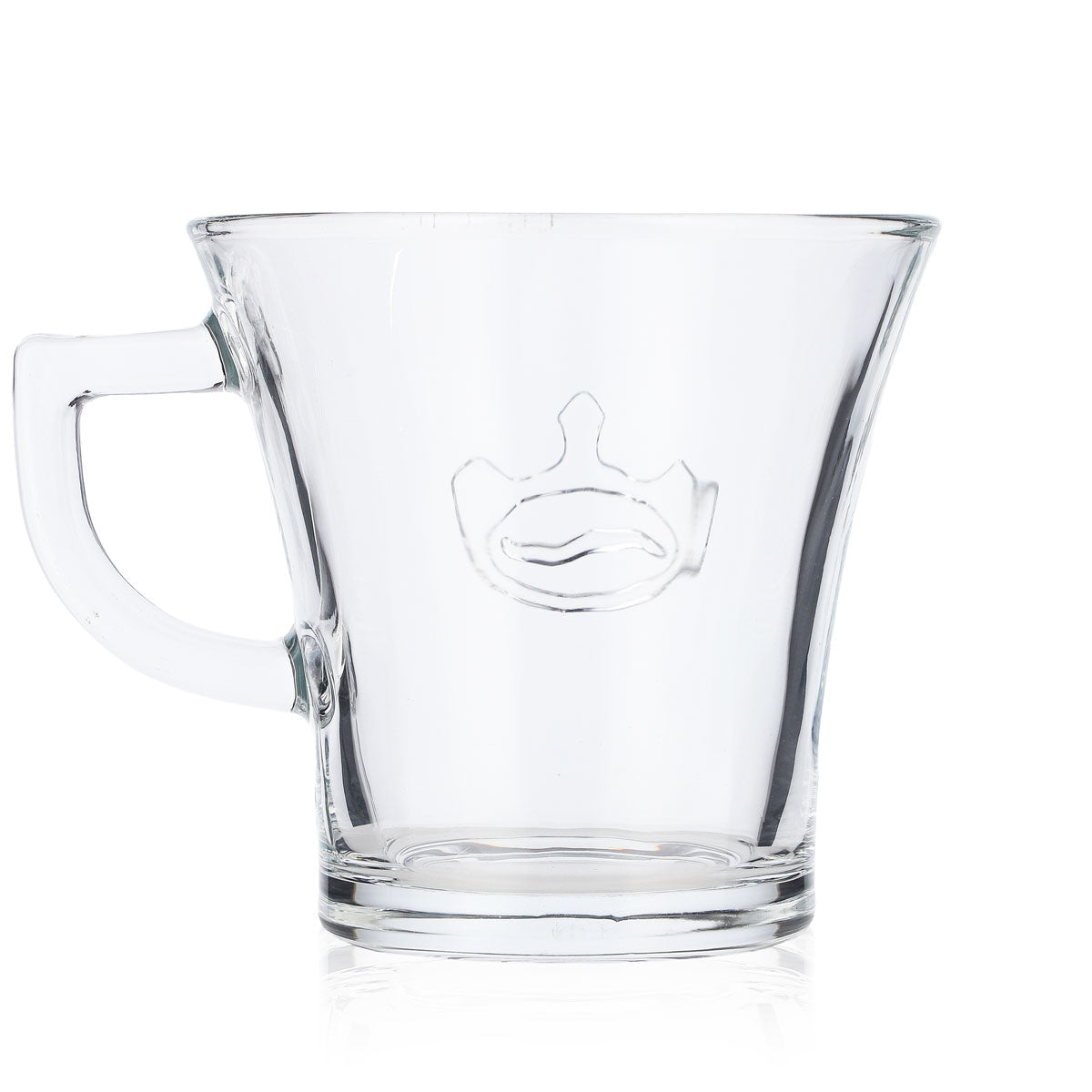 6x Jacobs Kaffee Glas 0,2l Tasse Kaffeetasse Americano Cup Relief – Ansicht 4