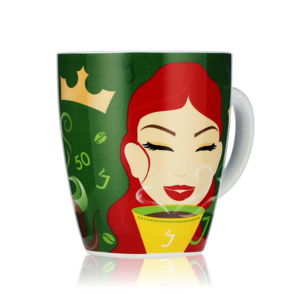 Jacobs Kaffee Tasse Kaffeebecher Sammelbecher 14. Edition Ritzenhoff 0,35l – Ansicht 2
