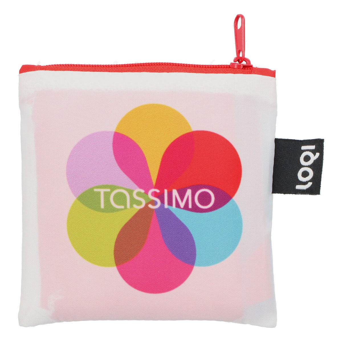 Jacobs LOQI TASSIMO Einkaufstasche faltbar Shopper Rot Polyester Bag – Ansicht 4