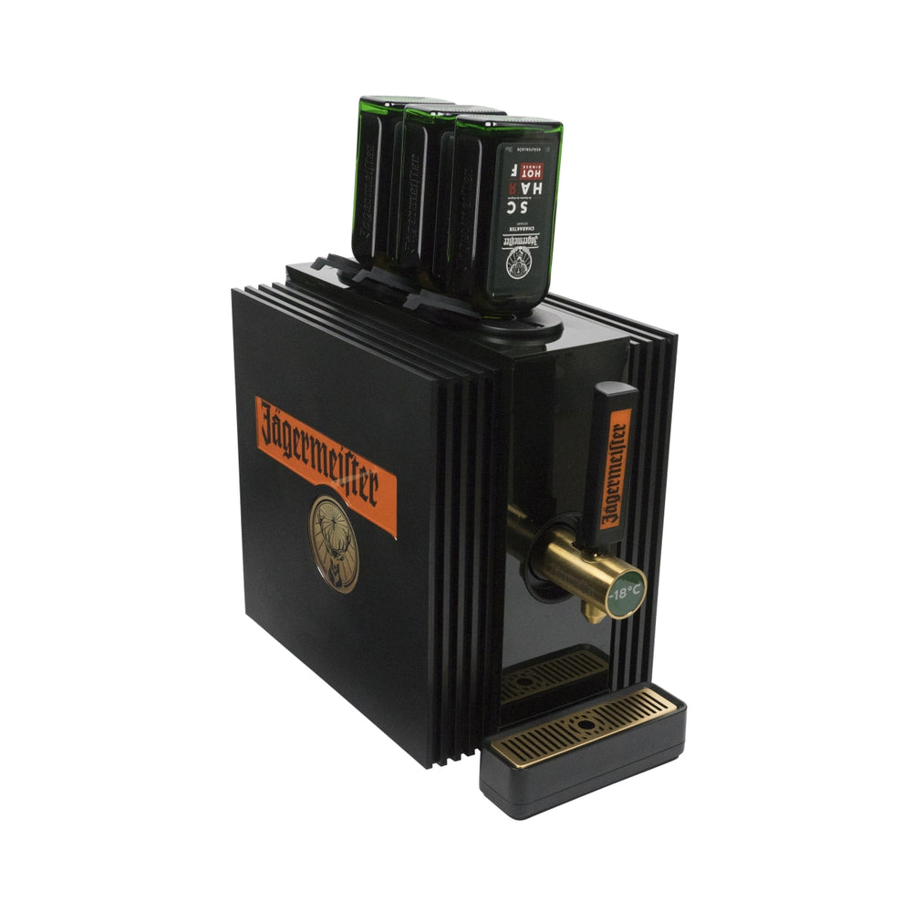 Jägermeister Dispenser LED 3 Bottle Flasche Tap Shot Maschine Zapf Schank JEMEU