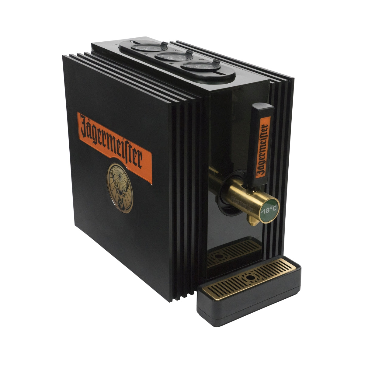 Jägermeister Dispenser LED 3 Bottle Flasche Tap Shot Maschine Zapf Schank JEMEU – Ansicht 2