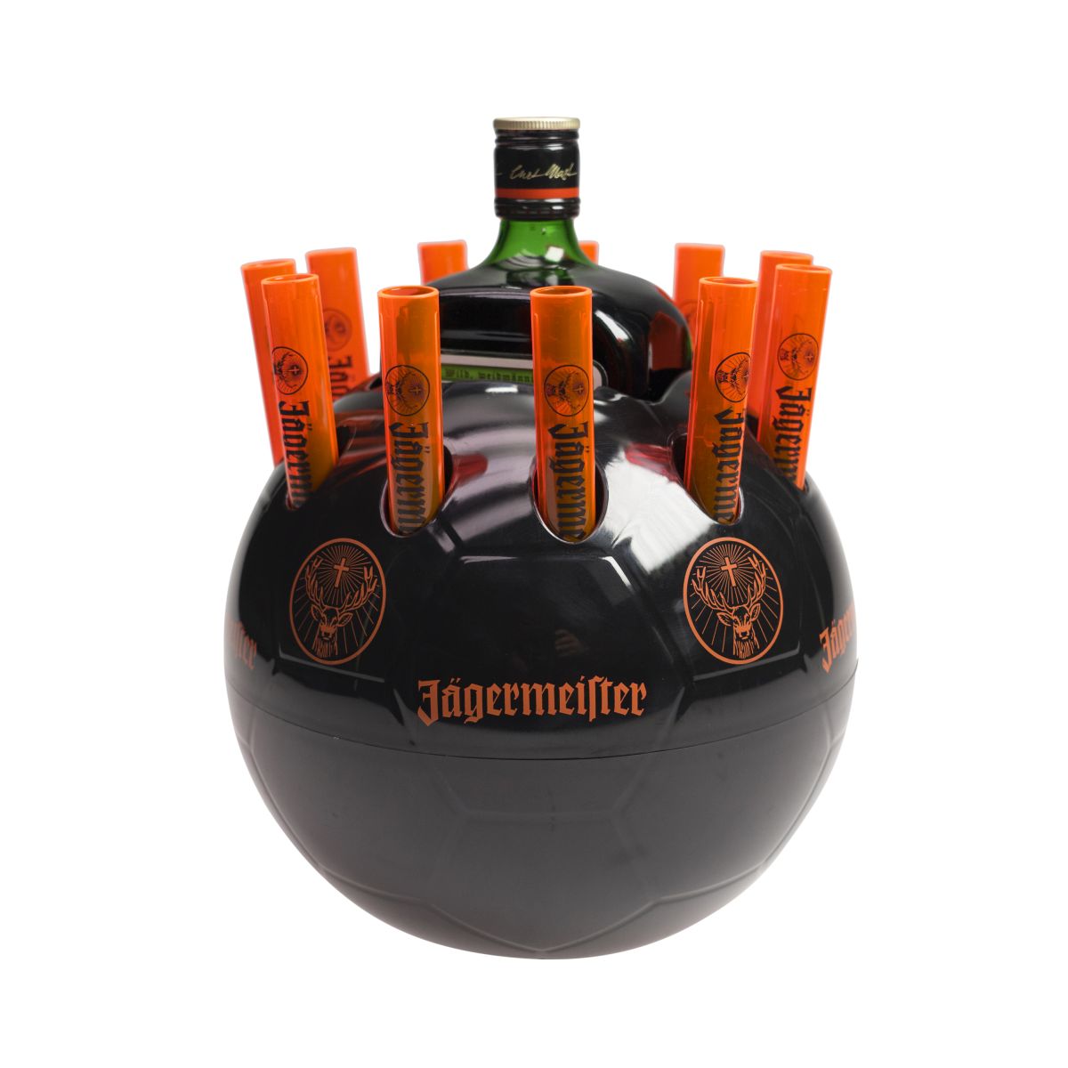 Jägermeister Flaschenkühler Fußball Tooterhalter Shots Kurze Präsentierer – Ansicht 2