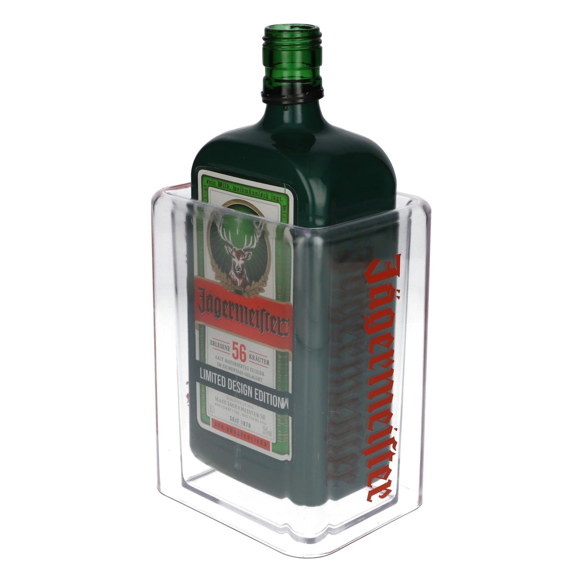Jägermeister Getränkekühler Flaschenkühler Isolierhülle Flaschenservierer Bar