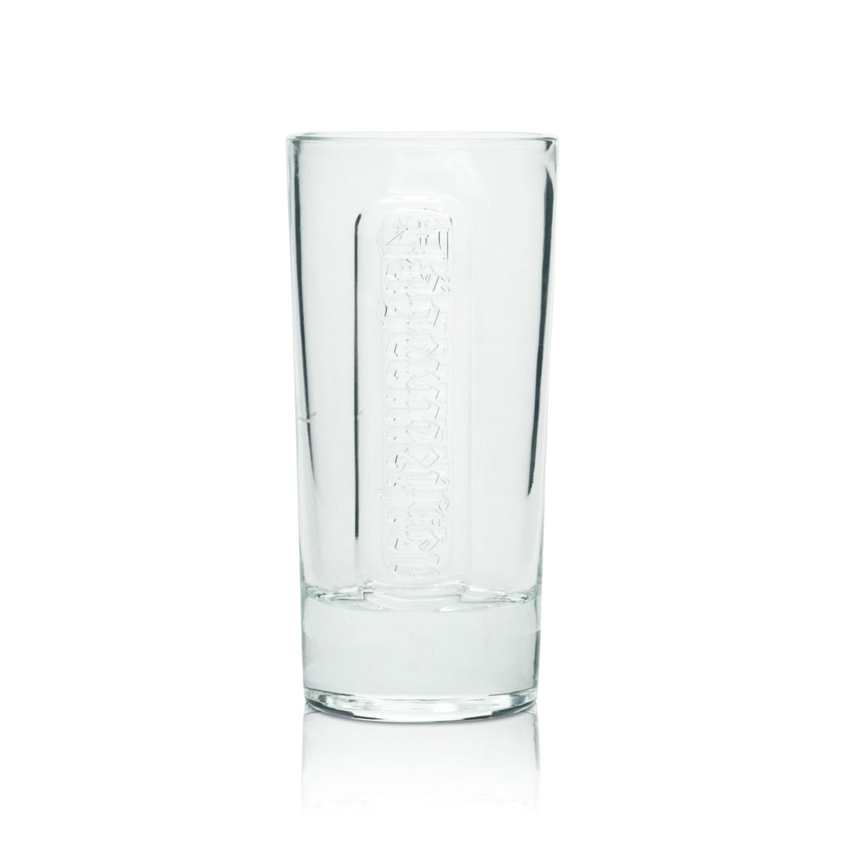 Jägermeister Glas 0,1l Tumbler On Ice Kontur Relief Gläser Flying Hirsch Jägerbombe – Ansicht 3
