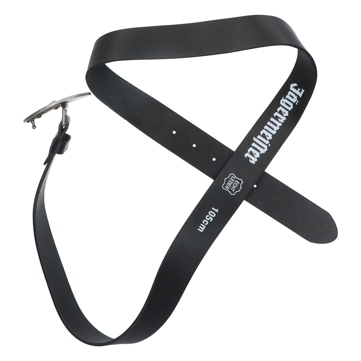 Jägermeister Gürtel Leder Unisex 105cm Gurt Hüftriemen Schnalle Merch Kleidung – Ansicht 3